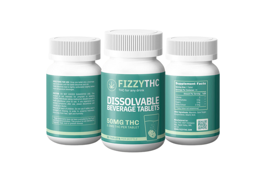50 mg Fizzy THC Bottle (20 Count)