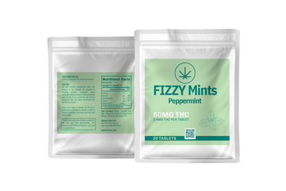 50 mg Fizzy THC Mints