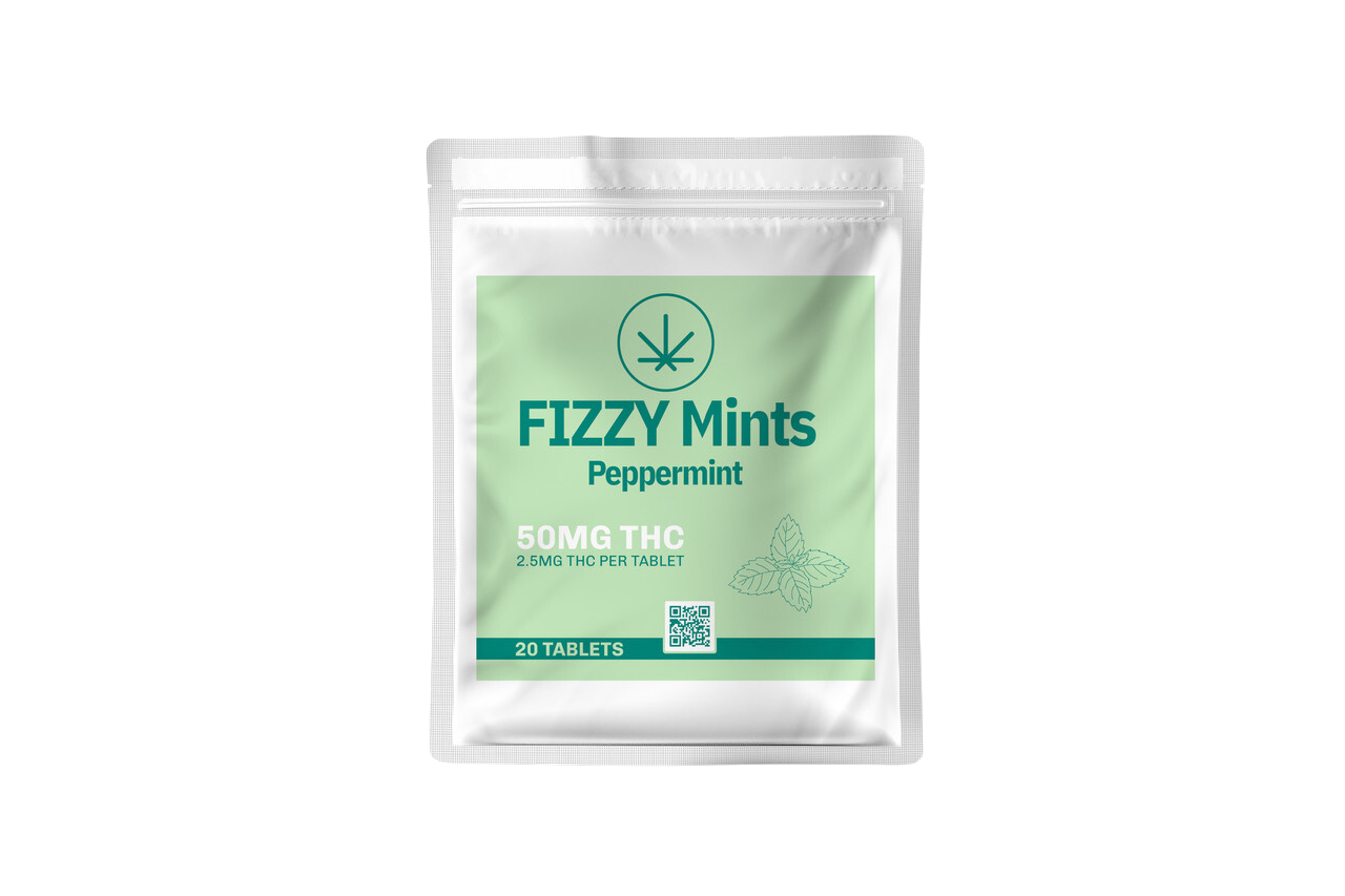 50 mg Fizzy THC Mints