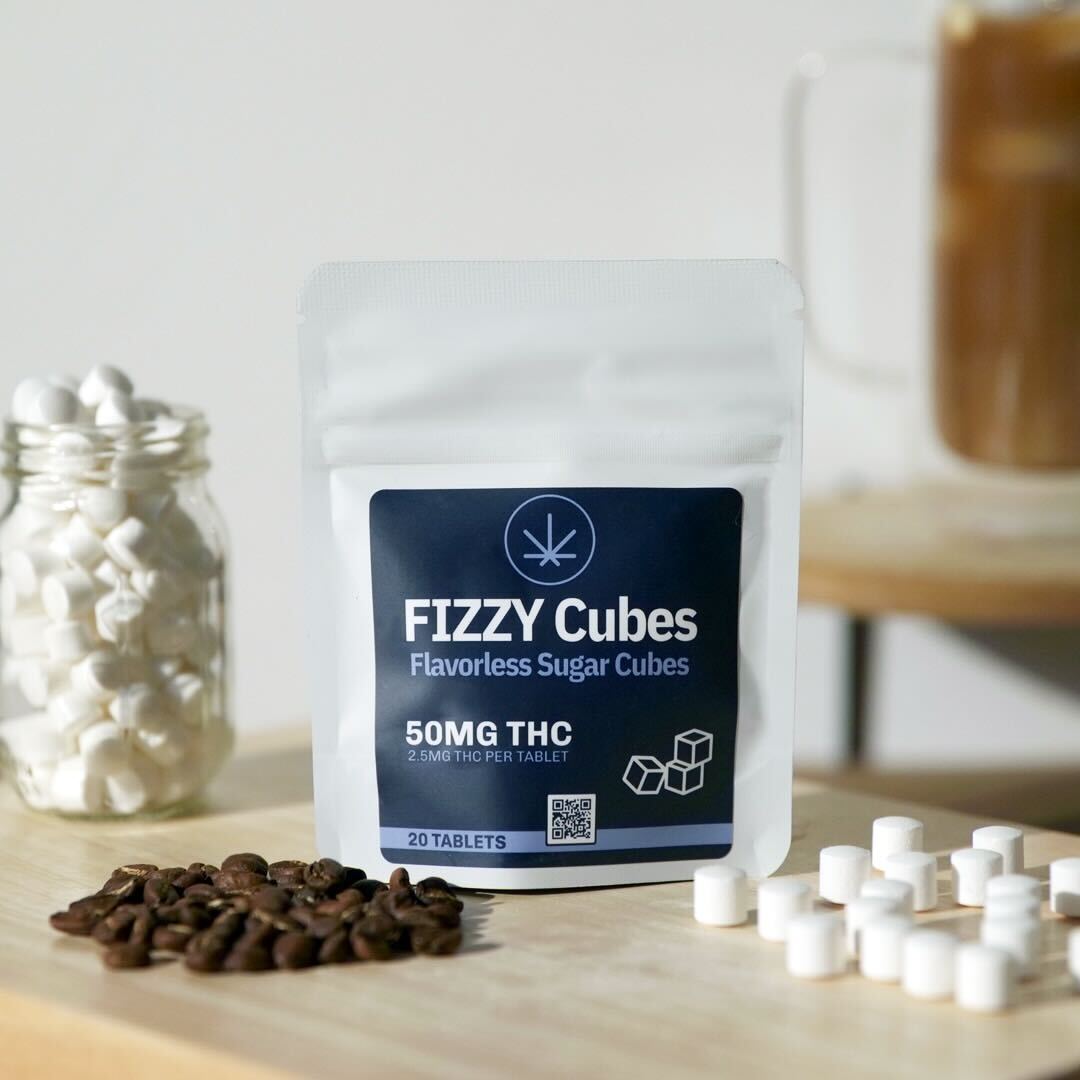 50 mg Fizzy THC Sugar Cubes